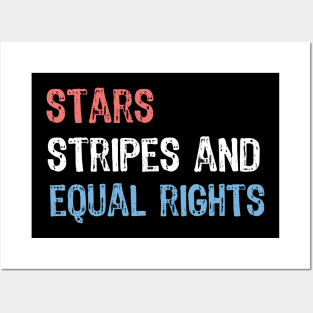 Stars Stripes And Equal Rights Posters and Art